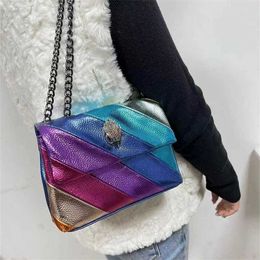 Hip Shoulder Bags Coloured Eagle Head Womens Bag Crossbody Designer Handbags Tote Leather Handbag Women 240311