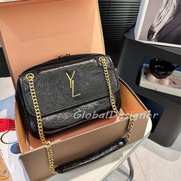 Luxury Massager Bag Designer Women Chain Shoulder Bags Lady Fashion Crossbody Purses Handbags Envelope Wallets Soft Leather Gift Box