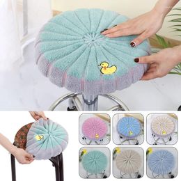 Pillow Round Stool Cover Washable Anti-Dust Bar Pub High Covers Dining Room Kitchen Protection For
