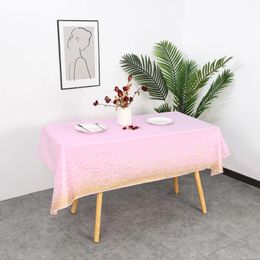 Table Cloth Polka Dot Party Tablecloth Waterproof And Oil Resistant Disposable Foreign Trade Gray22