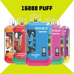 vape factory wholesale disposable 16000 puff 15 Flavours coil banana 2% 5% 0% battery type C charger