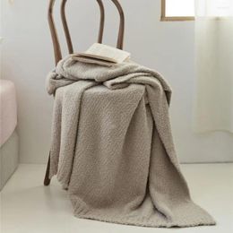 Blankets 2024 Brand Super Soft Warm Cosy Breathable Grey Beige Autumn Decor Knitted Bedspread Luxury Sofa Bed Throw Blanket