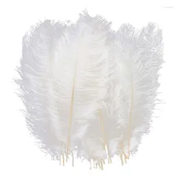Decorative Flowers 20pcs Natural Ostrich Feathers 12-14inch For DIY Christmas Wedding Decoration