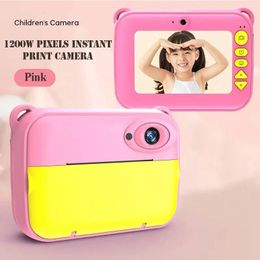 Childrens toy camera Color HD Can Take Pictures Video Printing Digital Intelligent Instant Print Camera Toys gifts for kids 240314