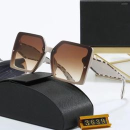 Sunglasses Designer Women's For Men Big Frame Gradient Lens Square Sun Glasses Ladies Driving Eyewear UV400