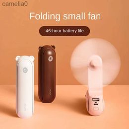 Electric Fans Portable fan mini handheld fan USB 4800mAh charging handheld small pocket fan with power bank flashlight functionC24319