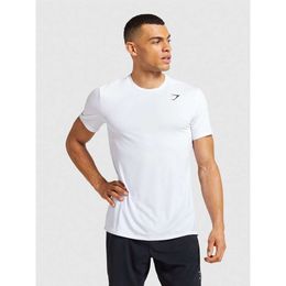 men shirts Gymshark Critical Slim Fit Cotton Short Sleeved Fitness Mens T-shirt for Sports and Leisure Training Elastic Cotton for Body Shaping