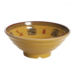 Bowls Melamine Imitation Ceramic Bowl Japanese Style Large Ramen Soup Retro Tableware Home El Restaurant