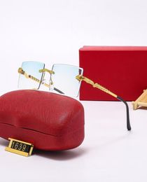 2022 Designer Snake Sunglasses for Men Women Unisex Vintage C Shades Driving Square Sun Glasses Fashion Metal Green Lens Eyewear B1417796