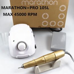 Kits Strong 210 Manicure Hine Laaove Champion 65w Micromotor 45000rpm Pro 105l Handpiece Electric Nail Drills Nail Art Equipment