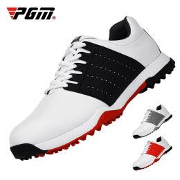 Scarpe pgm uomini golf scarpe antoglili sneaker da golf traspiranti super fibra senza fibra senza spike impermeabile sport per esterni per esterni per esterni XZ151