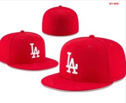 2024 Men's Baseball Dodgers Fitted Hats Classic World Series Hip Hop Sport SOX Full Closed LA NY Caps Chapeau 1995 Stitch Heart " Series" " Love Hustle Flowers a7