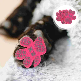 Dog Apparel 4 Pcs Protection Pad Supply Professional Comfortable Portable Protector Outdoor Foot Patch Accessory Pink Small