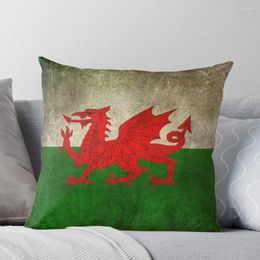 Pillow Old And Worn Distressed Vintage Flag Of Wales Throw Sofa Covers Luxury Decor Child