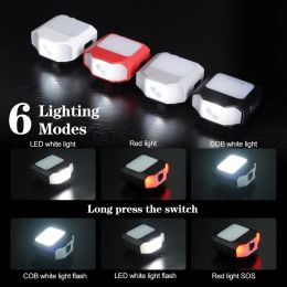 Accessories Sensor Cap Clip on Light Headlight 6 Modes COB LED Headlamp TypeC Charging Head Lamp for Outdoor Camping Fishing Emergency