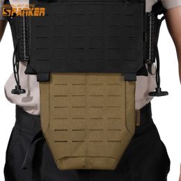 Bags Tactical Molle Magazine Dump Pouch Protect Carrier Plate Pouch Magic Tape Vest Accessories Bag Military Belt Fanny Outdoor Pouch