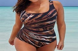 Sexy Striped Large Swimsuits Body Closed Plus Size Swimwear Female Bathing Suit For Pool Beach Women039s Swimming 2202179317644