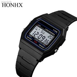 Kol saatleri Vintage çok işlevli su geçirmez saatler erkekler için analog askeri armys spor led su geçirmez dijital bilek saati Montre Homme 24319