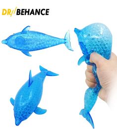 Toys For Adult Children Spongy Dolphin Shark Antistress squishy Bead Stress Ball Toy Squeezable Relief6845470