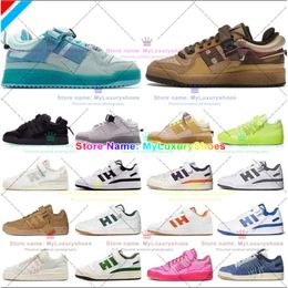 Designer Casual Shoes Forum 84 Low Sneakers Bad Bunny Men Women 84S Trainer Back To School Yoyogi Park Suede Leather Easter Egg Low Designer Sneakers Trainer 518