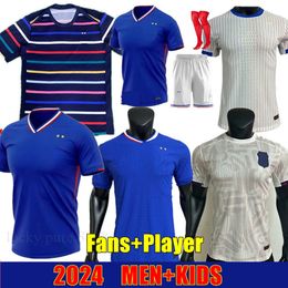 23 24 World Cup jersey French 2024 Euro Cup MBAPPE soccer jerseys DEMBELE COMAN SALIBA KANTE Maillot de foot BENZEMA GRIEZMANN kids Men fans player football shirt kit