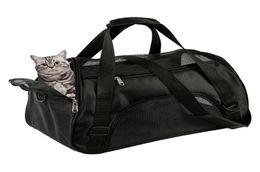 Fast Blue Black Color Dog Carriers Hollowout Portable Pet Backpack Breathable Waterproof Pet Handbag Pet bag1117119