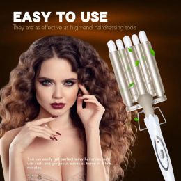 Irons 5 Tubes Hair Curling Iron Ceramic Triple Barrel Professional Hair Curler Irons Hair Wave Waver Styling Tools Hair Styler Wand