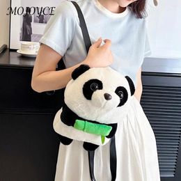 Backpack Panda Plush Children Adult Fashion Kindergarten Casual Simple Adjustable Strap Kawaii Girls Boys Bag