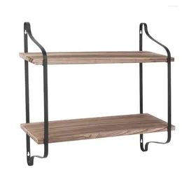 Decorative Plates Large Rustic Industrial Pipe Wall Floating Shelf Wooden Storage Shelving Unit