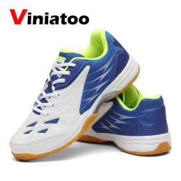 Badminton New Professional Badminton Shoes Big Size 3646 Anti Slip Tennis Shoes Light Weight Badminton Footwears Male Volleyball Sneakers