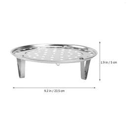 Double Boilers 22 Cm Vegetables Steamer Rack For Pots Stand Stainless Steel Round Steaming