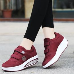 116 Schuhe Frauen 2024 Casual for Herbst Fashion Wedges Plattform Sneakers Schnürung Sport Frau Slipper Zapatos de 95 Platm