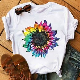 Women'S T-Shirt Womens T-Shirt Plus Size S-3Xl Designer Fashion White Letter Printed Short Sleeve Tops Loose Cause Clothes 26 Colours Dhpca