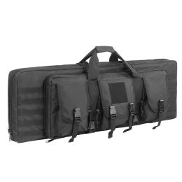 Bags 32 38 inch 81cm 97cm Rifle Bag Double Gun Case Backpack Airsoft Portable Bag Military Shooting Hunting Accessories