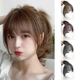Synthetic Wigs Bangs Air Bangs Wig Clip Hairstyle Tool Hair Clip Synthetic Hair Tassels Natural Wig Womens Hair Clip Bangs 240329