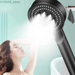 Bathroom Shower Heads High pressure shower head 5-mode adjustable shower multifunctional large spray nozzle massage shower bathroom accessories Y240319