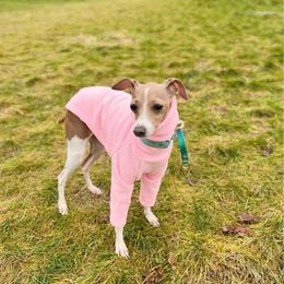 Dog Apparel Clearance Winter Whippet Clothes Italian Greyhound Polar Fleece Turtleneck Two-Legged Thickened