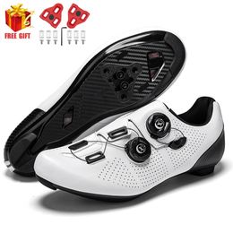 Men cycling shoes bike sneakers cleat Non-slip Mens road biking shoes Bicycle shoes spd road footwear speed 240312