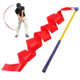 Aids Golf Practitioner Colourful Ribbon Swing Stick Sound Practise Increase Swing Speed Training Club Supplies Golf