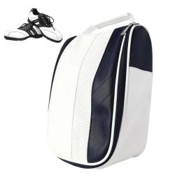 Bags Golf Shoes Bag PU Leather Waterproof Dustproof Shoe Carrier Bags For Cycling Travel Dancing Shoes Storage Bags Golf Accessories