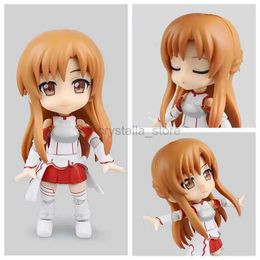 Anime Manga Kirigaya Kazuto Eugeo figurki Anime Yuuki Asuna Kawaii dziewczynka figurka PVC zabawki dla dzieci prezenty narzdzie do dekoracji ciast 240319