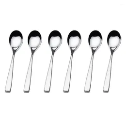 Coffee Scoops Stainless Steel Spoons Teaspoon Spoon Dessert Stir Soup For Tea Ice Cream