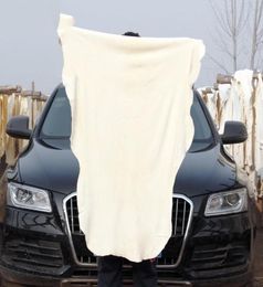 1pc Natural Elastic Shammy Chamois Leather Car Cleaning Towels Irregular Drying Washing Care Polishing Cloth 50x80cm 65x100cm8608675