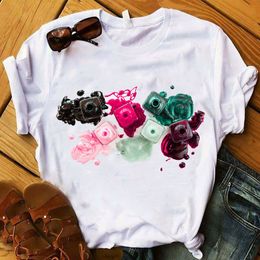 Women'S T-Shirt Womens T-Shirt Plus Size S-3Xl Designer Fashion White Letter Printed Short Sleeve Tops Loose Cause Clothes 26 Colours Dhoju