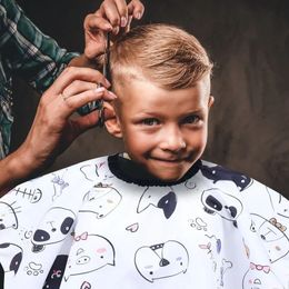 1pc Hair Cutting Cape Barber Shop Accessories Barberia Useful Kids Apron Haircut Salon Barbers