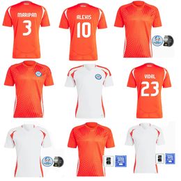 2024 2025 Chile man Soccer Jerseys NUNEZ VIDAL ALEXIS MEDEL VALDES MENDEZ SUAZO CH.ARANGUIZ BRERETON DIAZ ECHEVERRIA national team football shirt