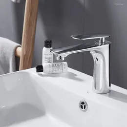 Bathroom Sink Faucets Luxury Black Rose Gold Wash Basin Taps Modern White Faucet Cold Water Tap Mixer