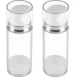 Storage Bottles 2 Pcs Squeeze Lotion Bottle Hand Soap Dispenser Refillable Travel Containers Cream