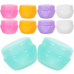 Storage Bottles 10 Pcs Face Cream Travel Jar Refillable Jars With Lids Empty Eye Creams Small For Can Makeup