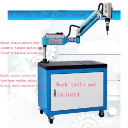 Threader CE 220V M3M16 Chucks Vertical Electric Tapping Machine Electric Tapper Machine Machineworking Taps Threading Machine